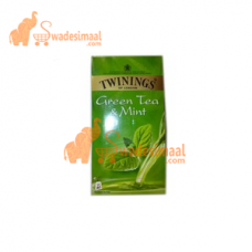 Twinings Tea Bags Greent Tea And Mint, Pack Of 25
