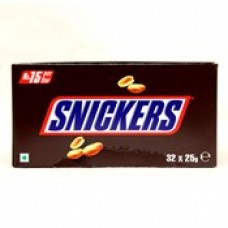 Snickers Chocolate Snack Bar, Pack Of 32