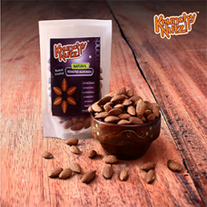 Roasted Unsalted Almonds 80 Gms